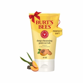 Deep Cleansing Pore Scrub with Peach and Willow Bark, 4 Ounces