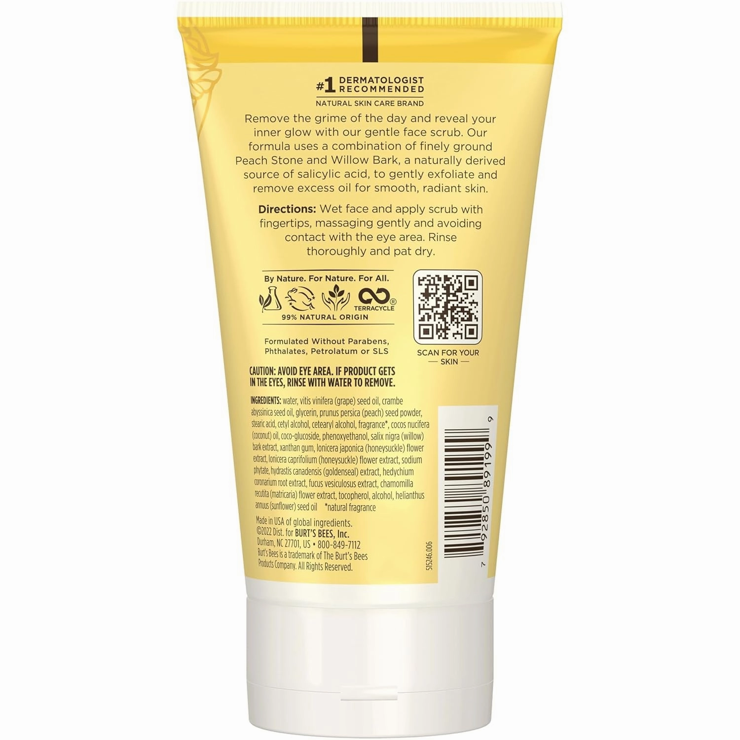 Deep Cleansing Pore Scrub with Peach and Willow Bark, 4 Ounces