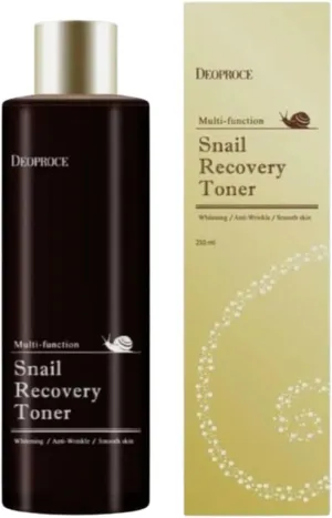 DEOPROCE Multi-Function Snail Recovery Toner (210ml) Hydrate, Repair & Glow!