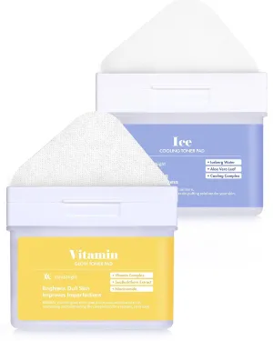 DERMAL Vitamin Toner Pad   Ice Cooling Toner Pad Bundle