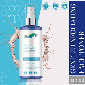 DermDoc Gentle Exfoliating Toner with Glycolic Acid (120 ml)