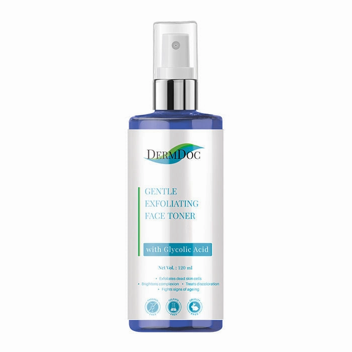 DermDoc Gentle Exfoliating Toner with Glycolic Acid (120 ml)