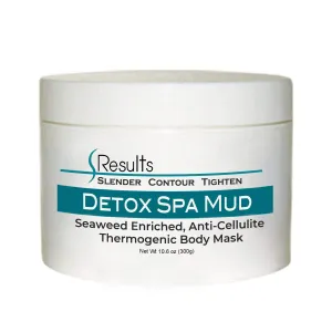 Detox Spa Mud Seaweed Enriched Anti-Cellulite Body Mask for Toning, Tightening and Improving Skin Health
