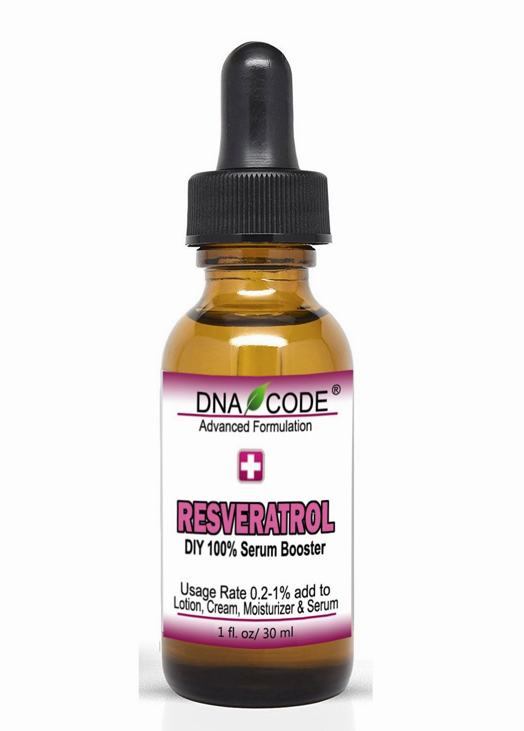 DIY 100% Resveratrol Solution, Collagen Renew, Reduce Eye bags/Anti-Dark Circles, Anti-Acne, Add to Own Products