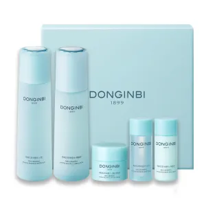 Donginbi Hydra Bounce Skin Care Set - Face Toner, Lotion, and Moisturizer with Red Ginseng and Hyaluronic Acid for Soft, Supple and Hydrated Skin, Korean Face Moisturizer