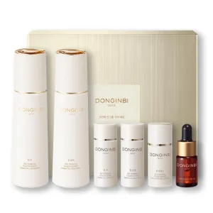 Donginbi Red Ginseng Power Repair Essential Skin Care Set - Reduce Fine Lines, Face Essence with Red Ginseng, Korean Skin Care Set