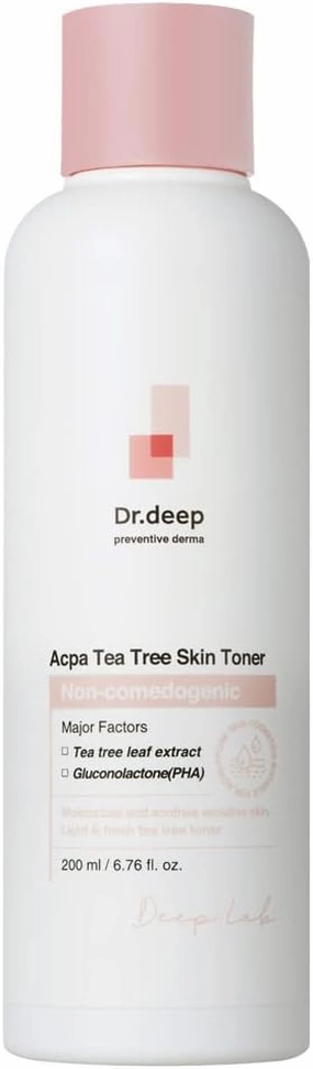 Dr.Deep Acpa Tea Tree Skin Toner, for Combination, Oily Skin