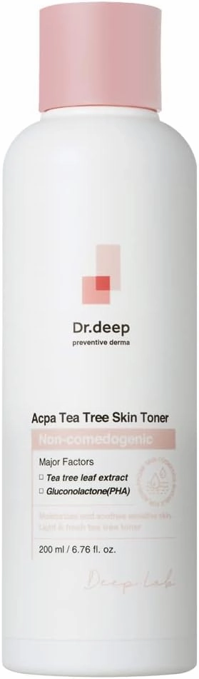 Dr.Deep Acpa Tea Tree Skin Toner, for Combination, Oily Skin