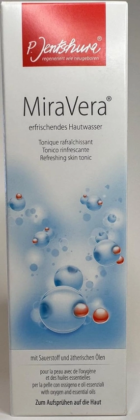 Dr. Jentschura MiraVera Skin Tonic with Oxygen and 21 Essential Oils-Face Toner - Organic Facial Toner for Women and Men - HydratingToner for Face -Skin Toner pH Balancing