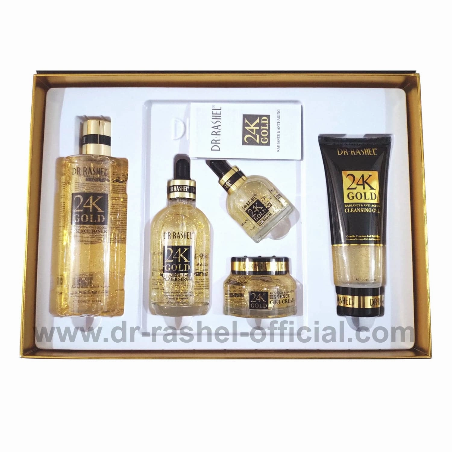 Dr.Rashel 24K Gold Radiance & Anti-Aging Series - Pack of 5