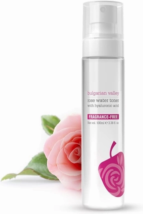 DRD Bulgarian Valley Rose Water Toner with Hyaluronic Acid & Rose Extracts Soothing for All Skin Types 100Ml