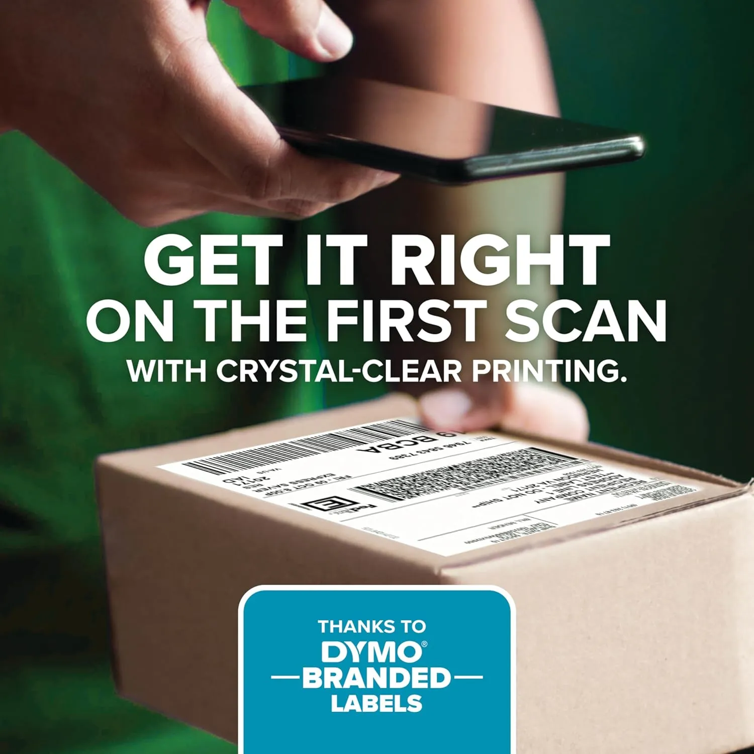DYMO LabelWriter 550 Series Label Printer with Dymo-Branded Label Compatibility Automatic Recognition Low Waste Optimized Direct Thermal Printing and Plastic-Free Packaging