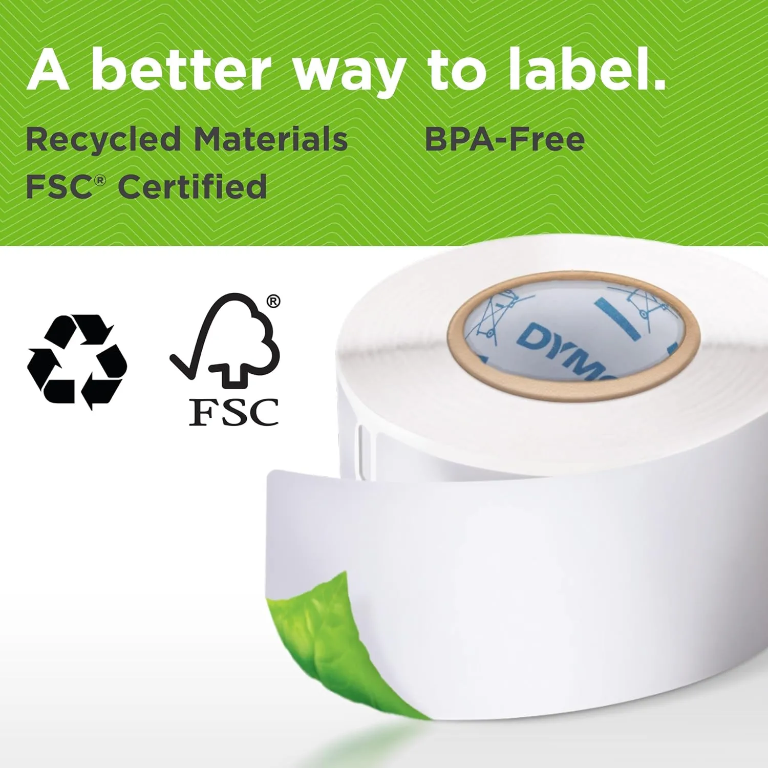 DYMO LabelWriter 550 Series Label Printer with Dymo-Branded Label Compatibility Automatic Recognition Low Waste Optimized Direct Thermal Printing and Plastic-Free Packaging