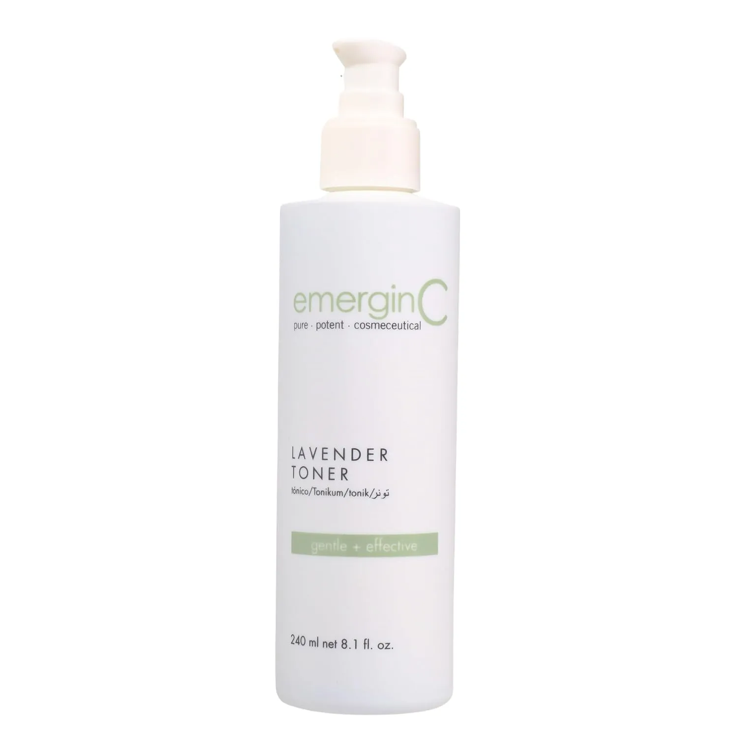 emerginC Soothing Lavender Toner - Gentle   Soothing Toner with Chamomile   Magnolia for Sensitive Skin   Minor Visible Redness (8.1 oz, 240 ml)