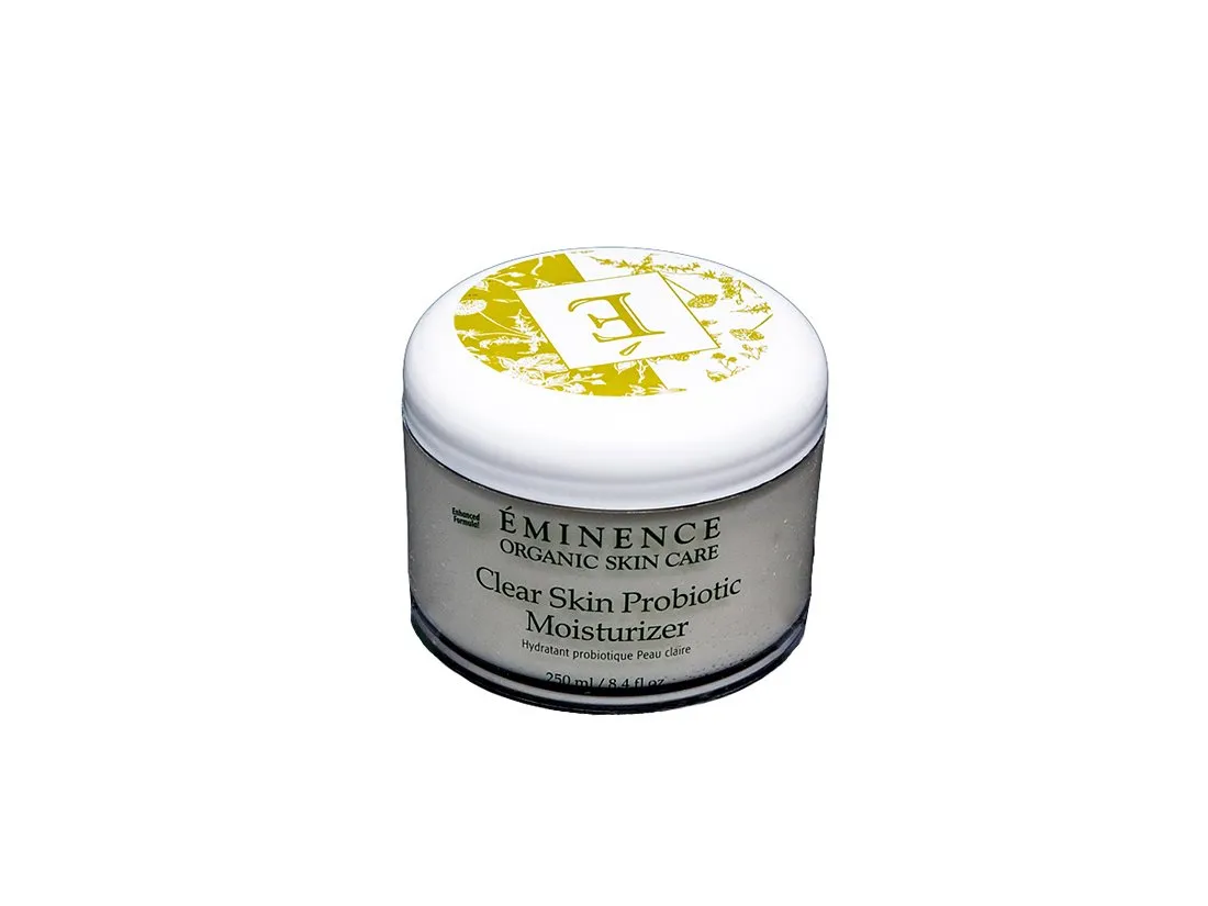Eminence Organic Skincare Clear Skin Probiotic Moisturizer Ounce, cucumber, 8.4 Fl Oz (8250/Em)
