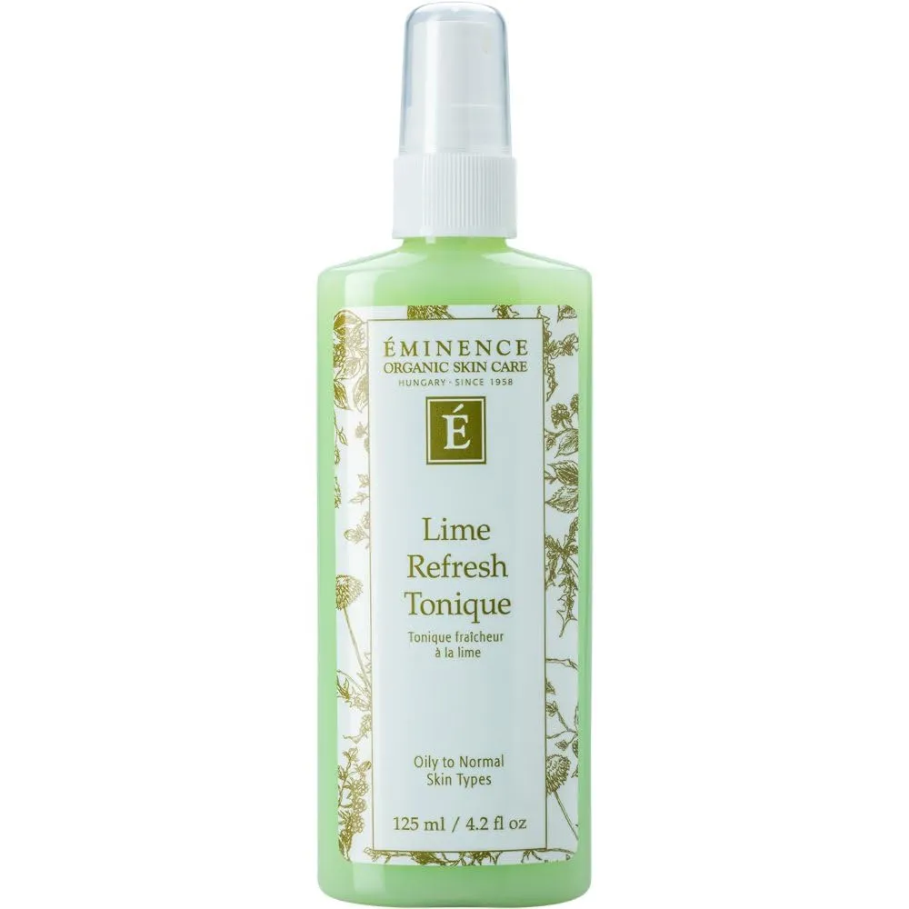 Eminence Organic Skincare Lime Refresh Tonique, Green, 4.2 Fl Oz