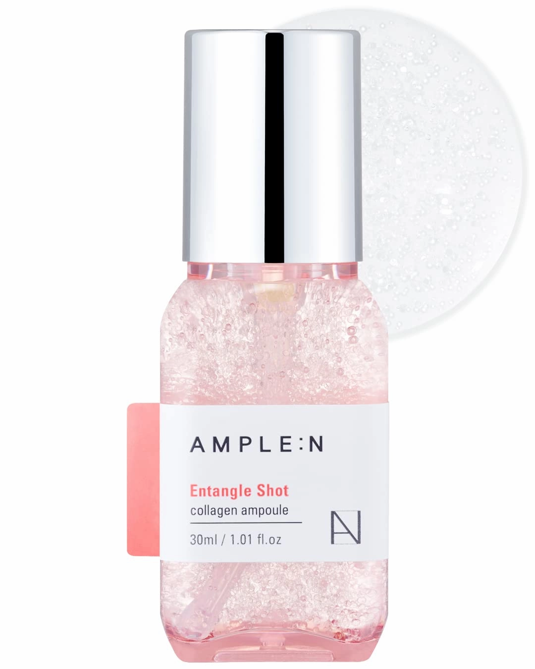 Entangle Shot Collagen Serum – Korean Anti Aging and Lifting Serum with 300DA Low Molecular Collagen – Elasticity & Moisture Plumping Care with Jelly-like Capsules to Restore Softness, 1.01 fl.oz.