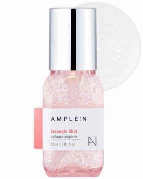 Entangle Shot Collagen Serum – Korean Anti Aging and Lifting Serum with 300DA Low Molecular Collagen – Elasticity & Moisture Plumping Care with Jelly-like Capsules to Restore Softness, 1.01 fl.oz.