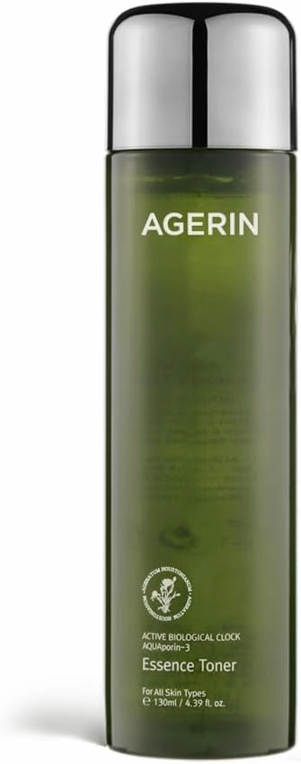 Essence Toner with Ageratum for Sensitive and Dry Skin, Anti-Itch, Steroid Free, Skin Trouble Care, Calming Skin, Refreshing, Hydrating, Purifying, Cruelty Free, Vegan (4.39 Ounces)
