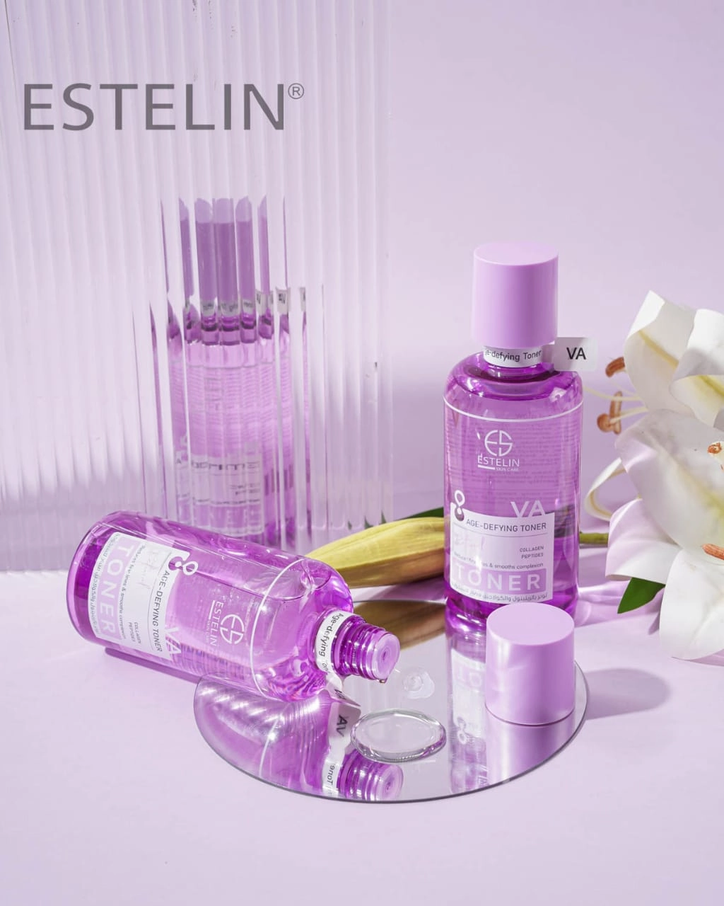 ESTELIN VA Age Defying Toner Collagen Peptides 400ml