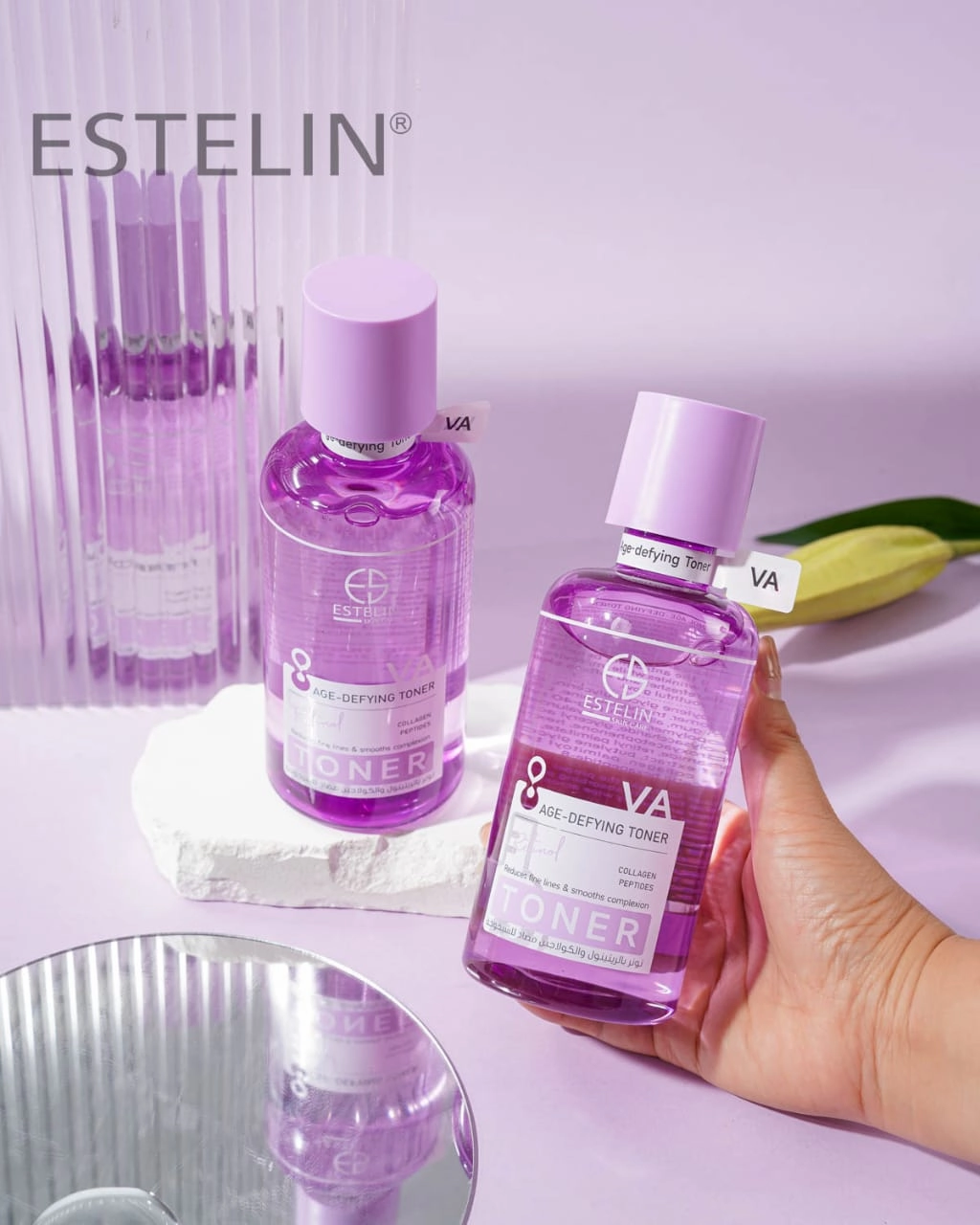 ESTELIN VA Age Defying Toner Collagen Peptides 400ml
