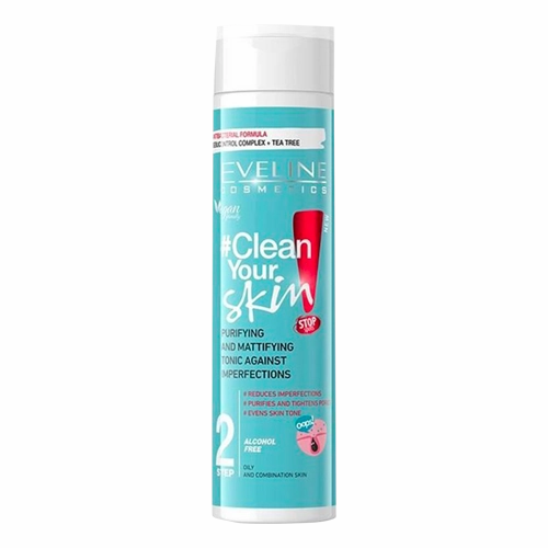 Eveline Clean Your Skin Purifying & Mattifying Tonic 225ml