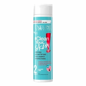Eveline Clean Your Skin Purifying & Mattifying Tonic 225ml