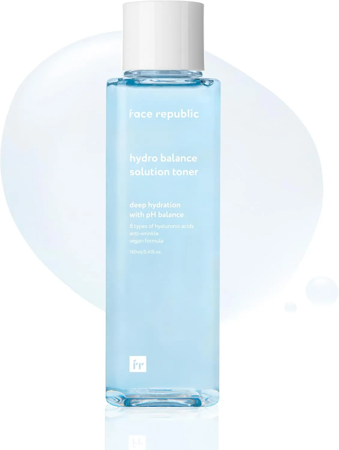 Face Republic Hydro Balance Solution Toner 160ml 5.41 fl oz | Hydrating & Balancing | Hyaluronic Acids, Panthenol, Adenosine | Soft, Plump Skin | Vegan Korean Skin Care