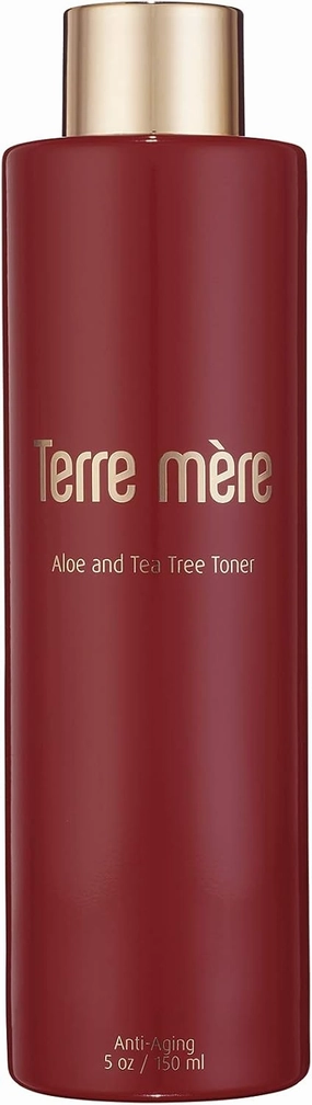 Face Toner, Aloe and Tea Tree Toner, Anti Aging, Terre Mere, 150ml 5oz