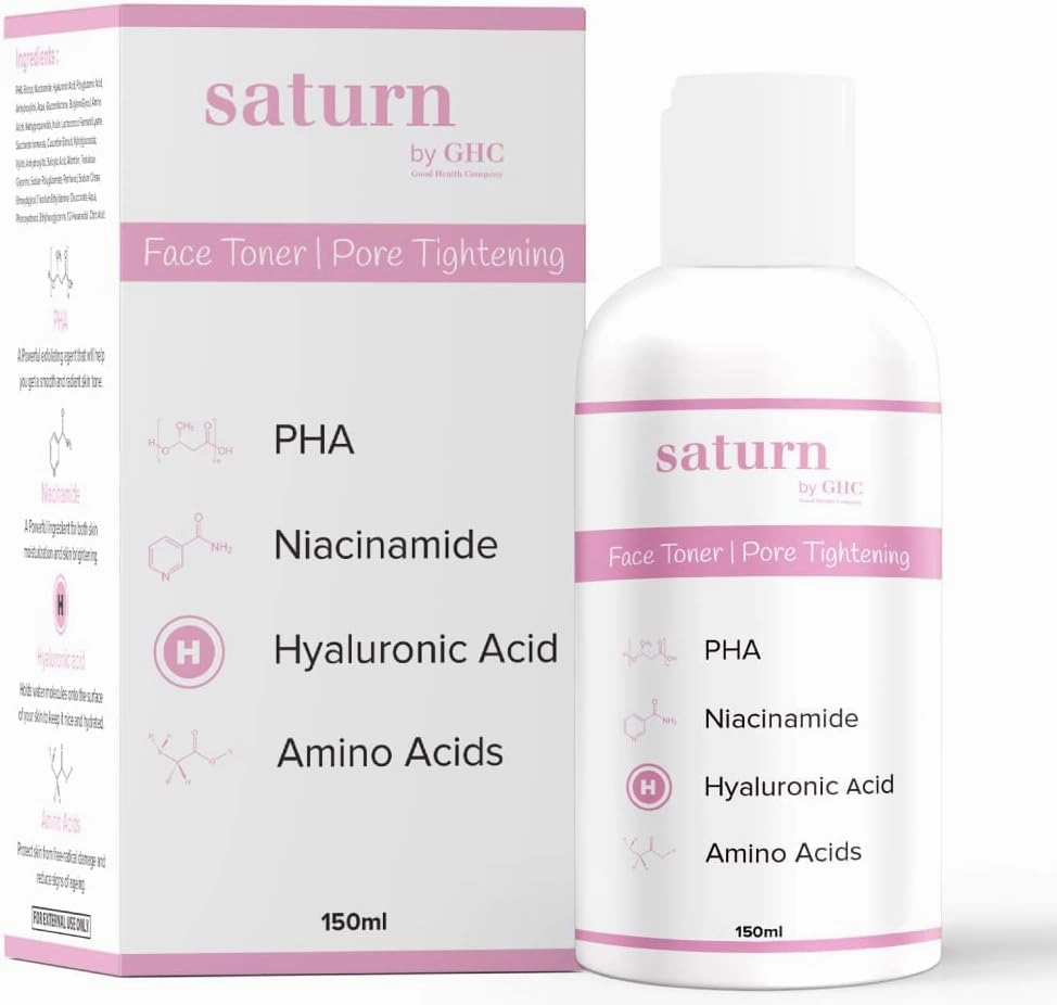 Face Toner, PHA Toner, for Normal to Oily & Acne Prone Skin Tone, Lotion That Tightens & Unclogs Pores, Powered with Niacinamide & Hyaluronic Acid | Chemical Free