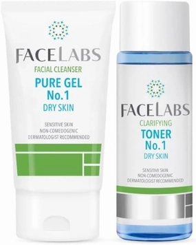 FACELABS Facial Cleanser Pure Gel No.1   FACELABS Clarifying Toner No.1 50ml.