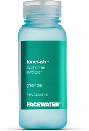Facewater Toner-ish Exfoliation Green Tea Exfoliating Alcohol Free Toner