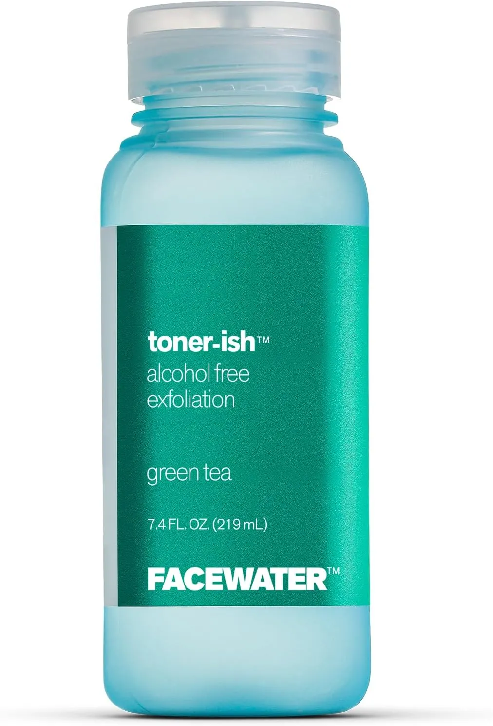 Facewater Toner-ish Exfoliation Green Tea Exfoliating Alcohol Free Toner