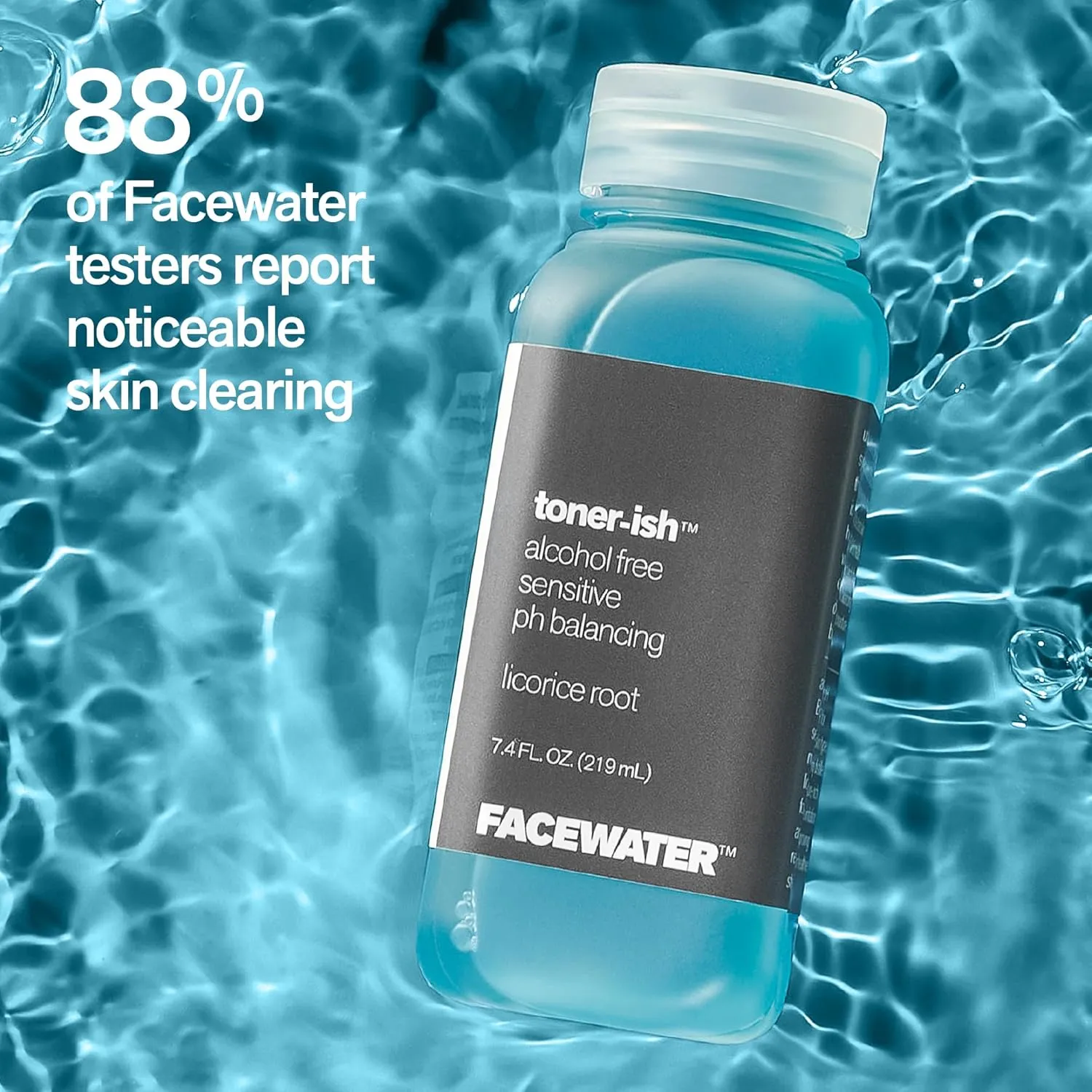 Facewater Toner-ish Sensitive pH Balancing Licorice Root Alcohol Free Toner