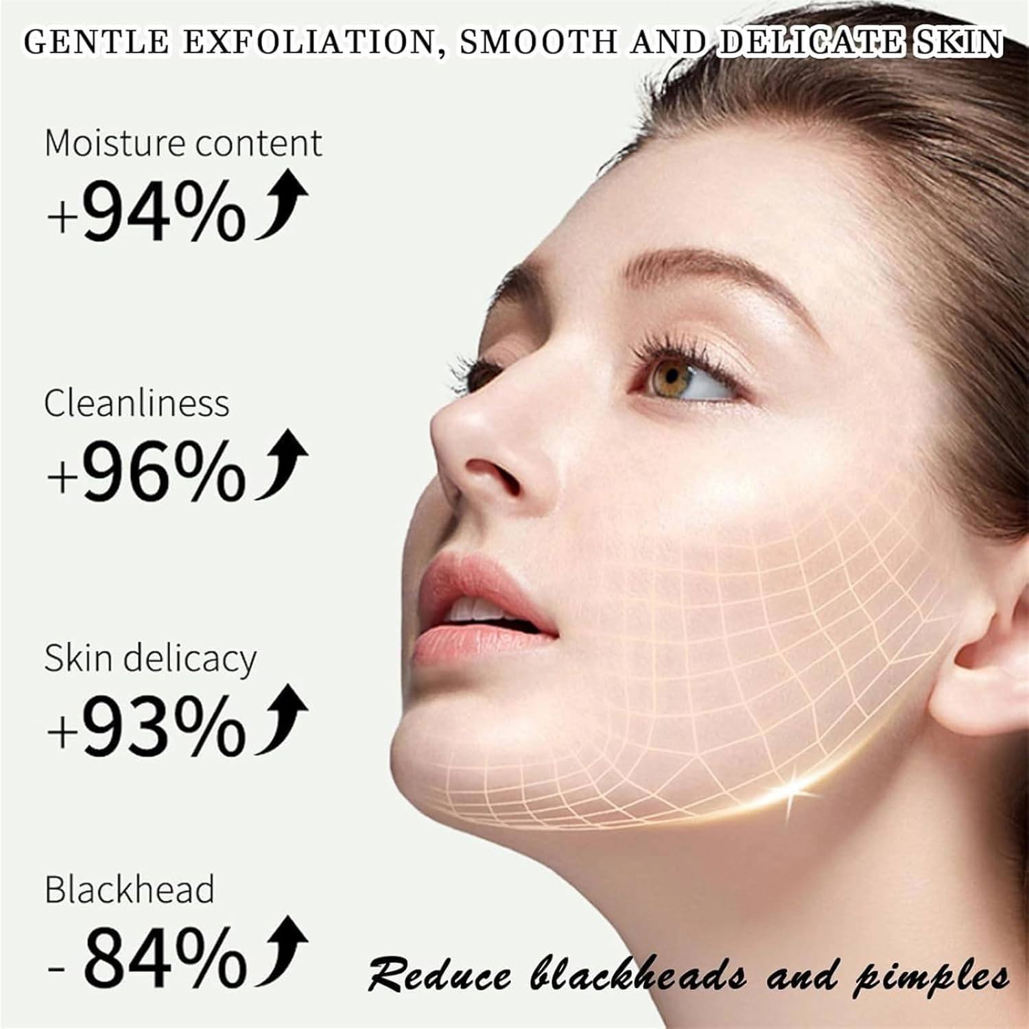 Facial Exfoliating Gel, Orange Exfoliating Whitening Gel Scrub, Facial Exfoliante GelDe Naranja, Deep Cleansing Exfoliating Scrub Face Body Skin (2PCS)