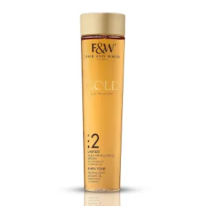 FAIR & WHITE 2: Gold Revitalizing Argan Oil - Nourishing & Brightening, Hydroquinone-Free, 200ml / 6.76fl.oz.