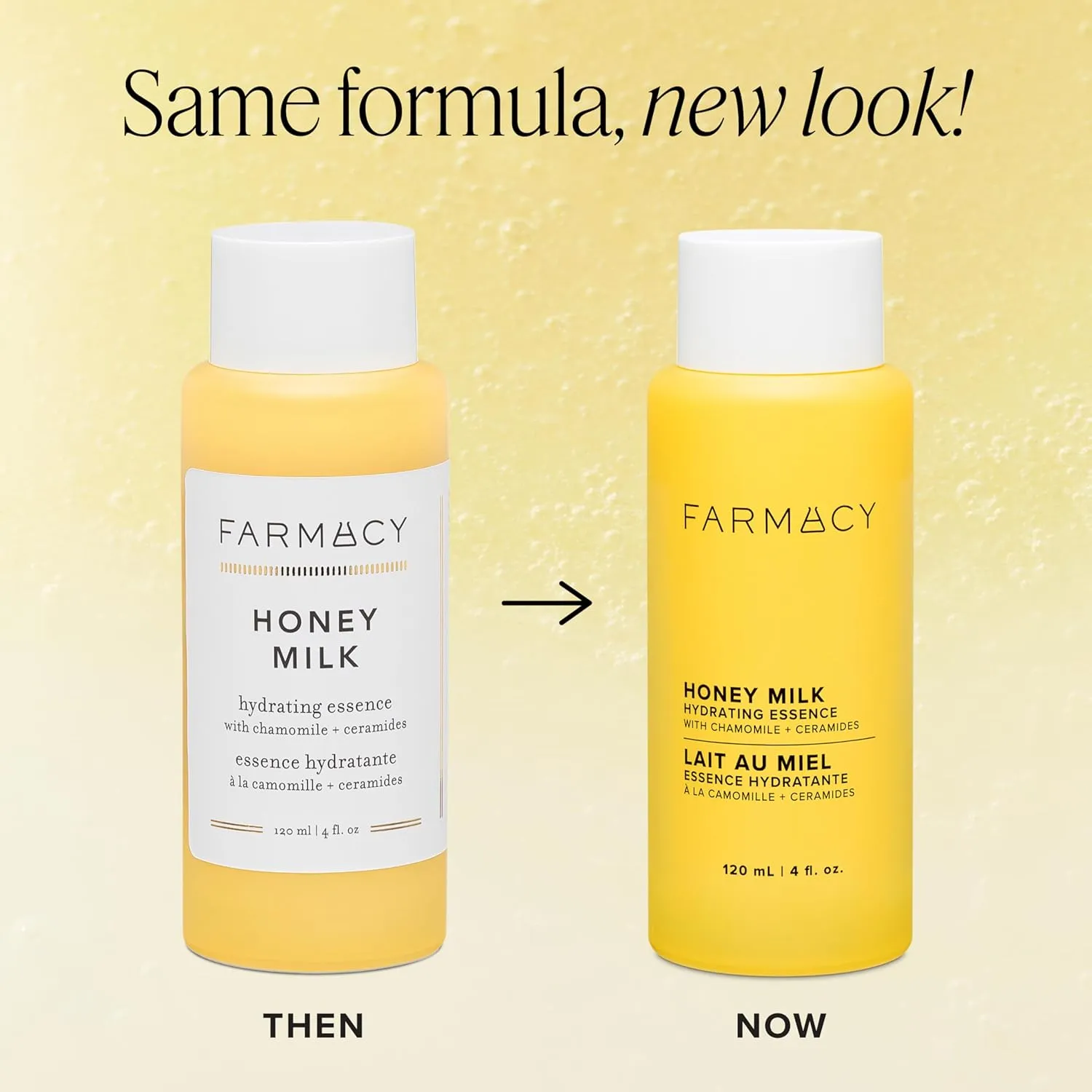 Farmacy Hydrating Essence - Hydrating Honey Milk Toner   Facial Essence to Soothe, Moisturize and Strengthen Skin Barrier - Preps Complexion for Skincare Products or Makeup Application (120ml)
