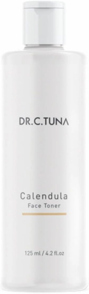 FARMASI Dr. C. Tuna Calendula Face Toner, Daily Facial Toner for All Skin Types, Hydrating Toner for Redness, Smoother, Brighter and Even Skin Tone, 4.2 fl oz / 125 ml