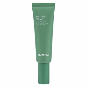 FARMSTAY TeaTree Biome Calming Eye Cream - Daily Eye Wrinkle Cream, Korean Skin Care, Anti-Wrinkle Eye Cream for Dark Circles, Tea Tree Eye Cream, Wrinkle Improvement, 1.69 Fl. Oz / 50ml