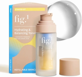 Fig.1 Hydrating & Balancing Toner 30ml, Gel-Like Serum, Hydrates & Preps Skin