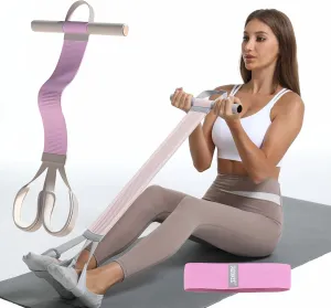 Foot Pedals, sit up Ropes, Knitted Fitness Equipment, Used for Abdominal/Waist/arm/Leg Stretching and Weight Loss Training