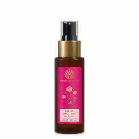 For est Essentials Facial Tonic Mist with Pure Rosewater | Hydrating Daily Toner For Glowing Skin| Hydrates Plumps & Minimises Open Pores for Glowing Skin, 50ml