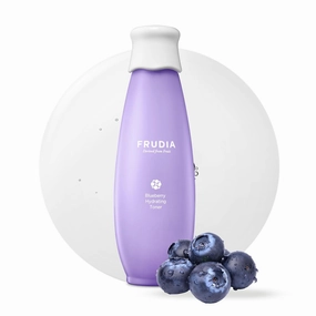 FRUDIA Blueberry Hydrating Face Toner (6.59 fl oz), Moisturizing Korean Toner with 88% Blueberry Extract, Vegan Panthenol & WS BS Care EX for Sensitive Skin, Hydrating & Revitalizing