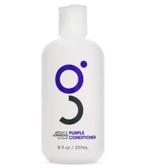 GBG Purple Conditioner for Blonde Hair - Hair Toner for Bleached, Grey & Blonde, Conditions & Neutralizes Brassy Hair in 3 Minutes - Hair Mask for Soft, Shiny & Silky Hair for Women & Men, 8 Oz