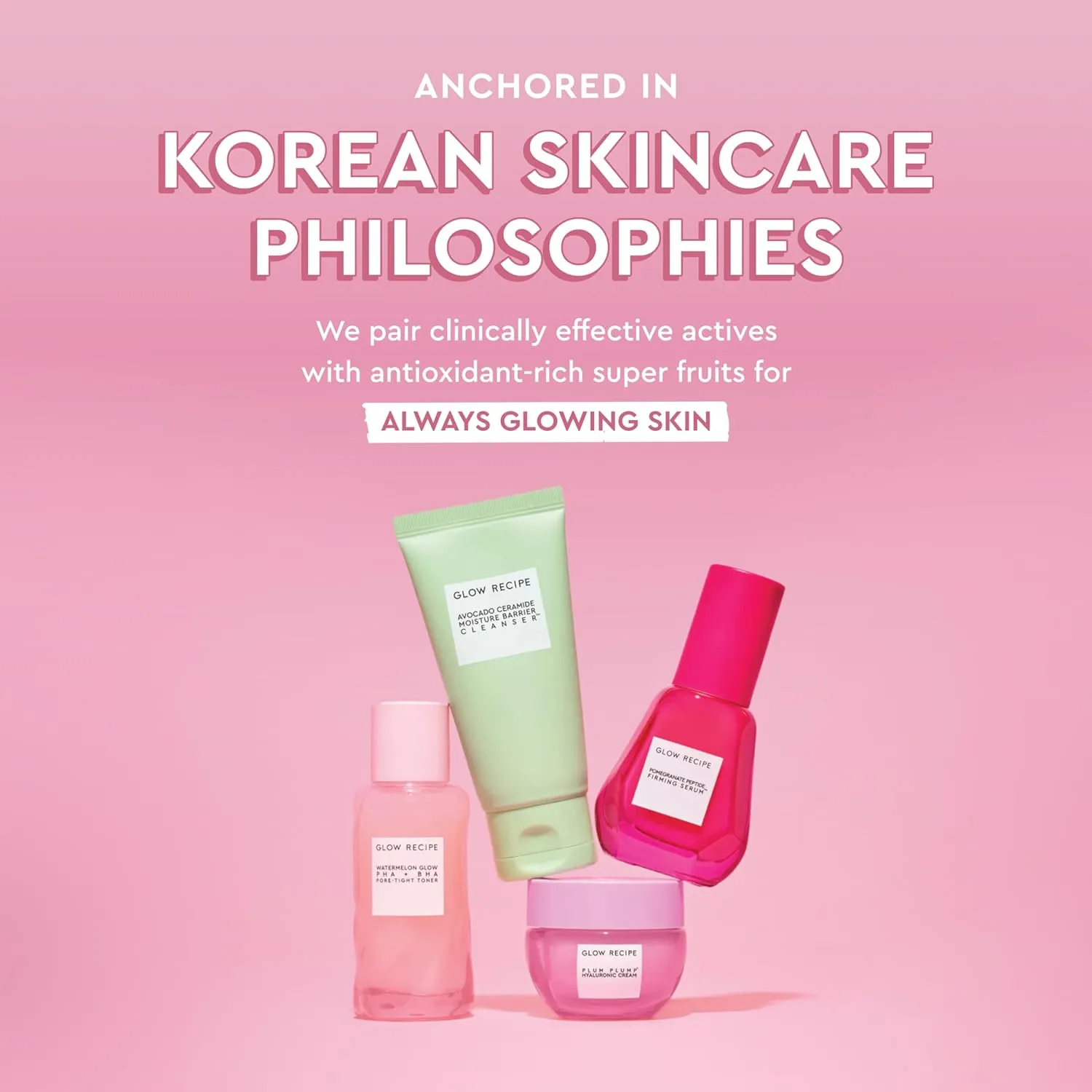 Glow Recipe PHA   BHA Face Toner - Korean Skin Care Pore Minimizer & Gentle Facial Exfoliator for Tightening, Hydrating & Exfoliating - Glycerin, Watermelon & Cactus Water (40ml)
