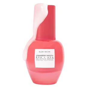 Glow Recipe Strawberry Smoothing Salicylic Acid Serum - Blemish Clarifying Skin Care, AHA BHA Exfoliant   Pore Minimizer   Plumping Hyaluronic Acid   Brightening Allantoin - Korean Face Serum, 30ml