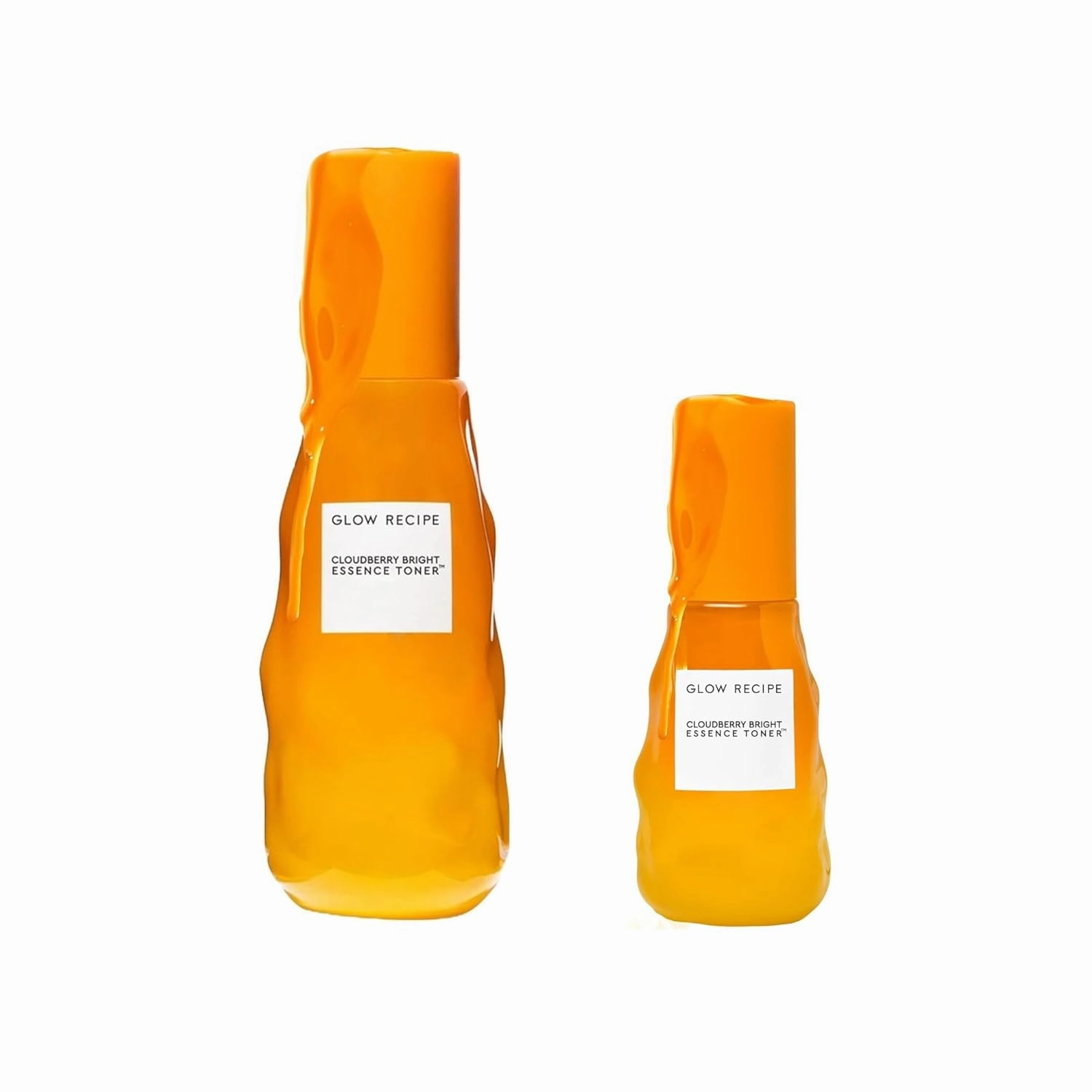 Glow Recipe Cloudberry Brightening Essence Toner Bundle - Full Size Toner (75ml)   Mini Travel-Size Bottle (30ml)