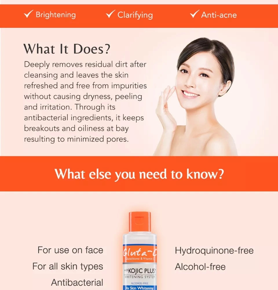 Gluta-C Kojic Plus  Acne Control Toner 100mL