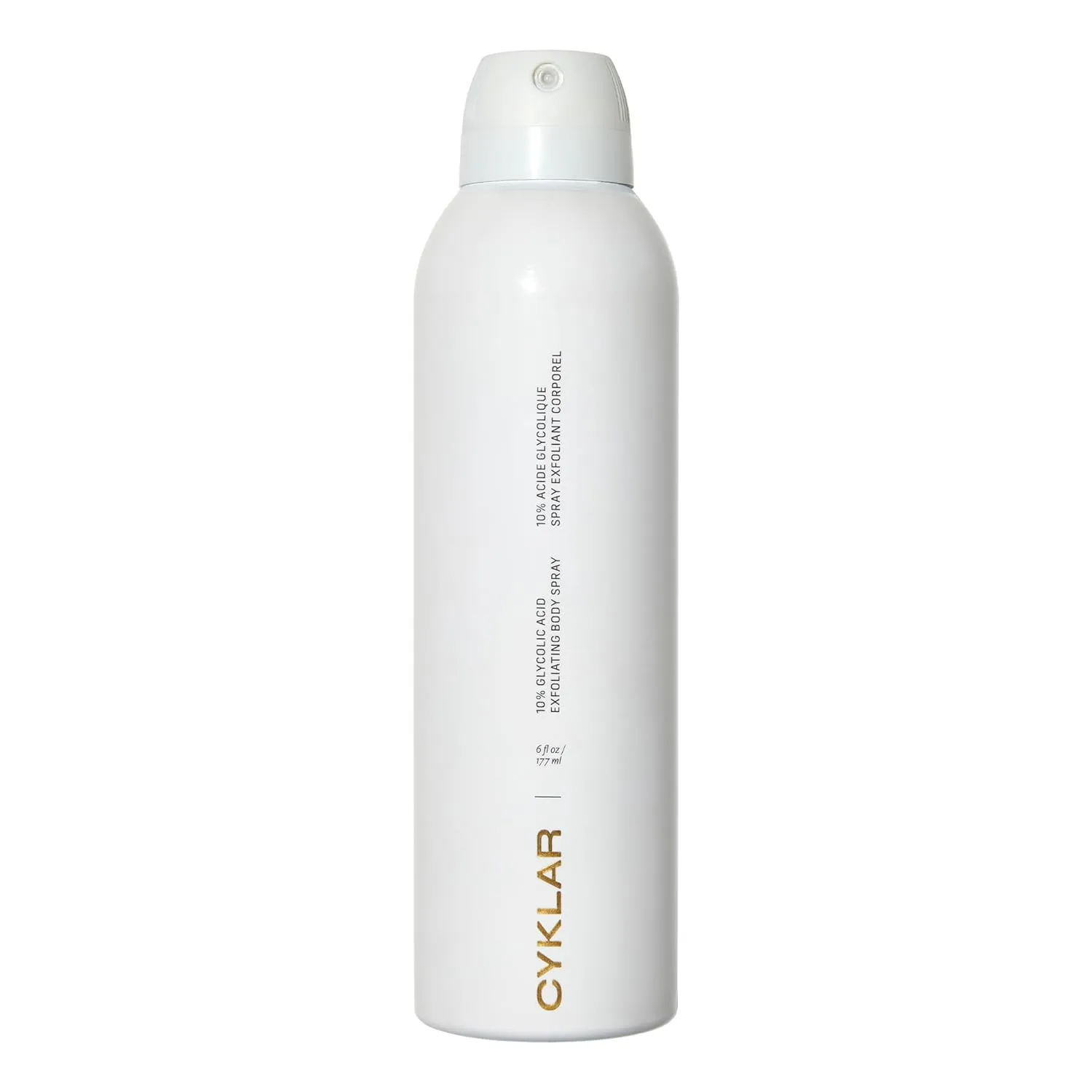 Glycolic Acid Exfoliating Body Spray – 10% AHA Toner for Face & Body. Skin-Smoothing Spray with Peptides & Enzymes – Fragrance-Free, 6 fl oz