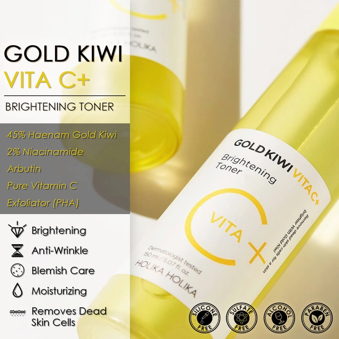 Gold Kiwi Vita C  Brightening Toner